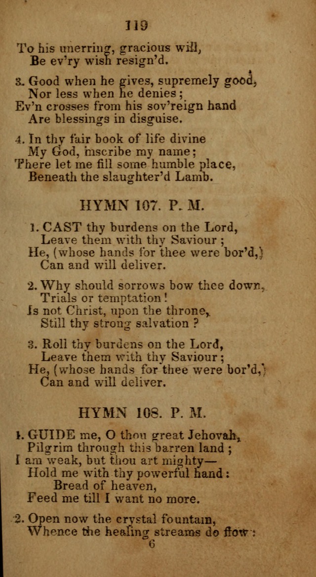 Social and Camp-meeting Songs, for the Pious (9th ed. enl.) page 119