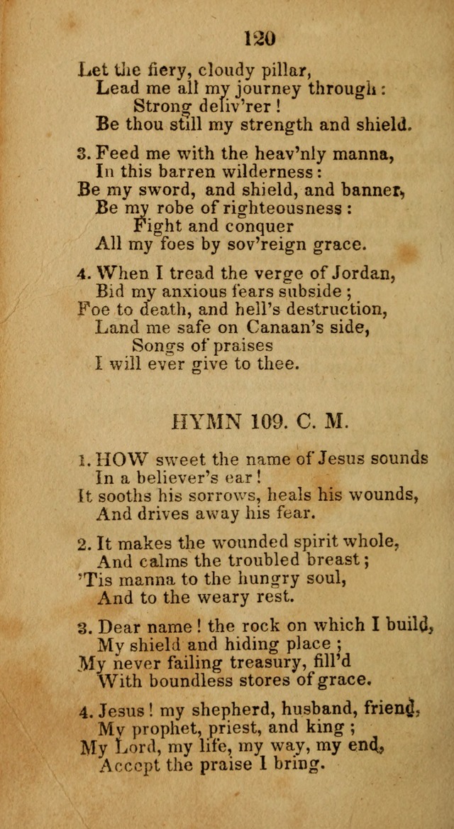 Social and Camp-meeting Songs, for the Pious (9th ed. enl.) page 120