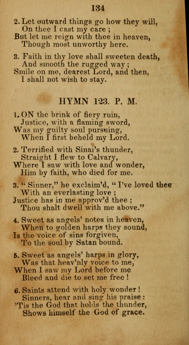 Social and Camp-meeting Songs, for the Pious (9th ed. enl.) page 134