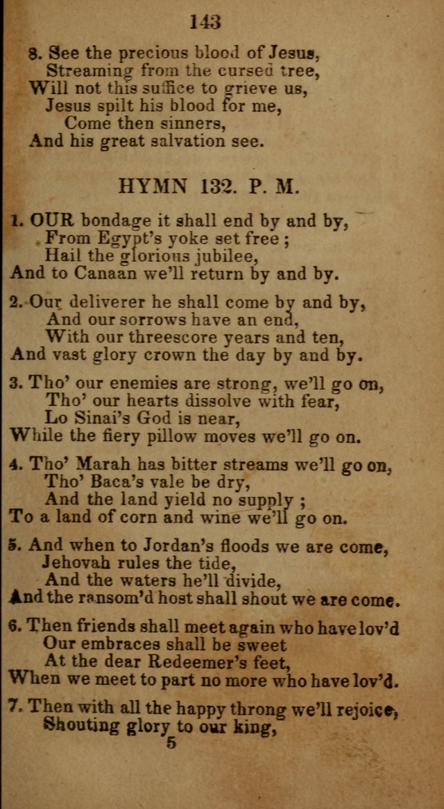 Social and Camp-meeting Songs, for the Pious (9th ed. enl.) page 143