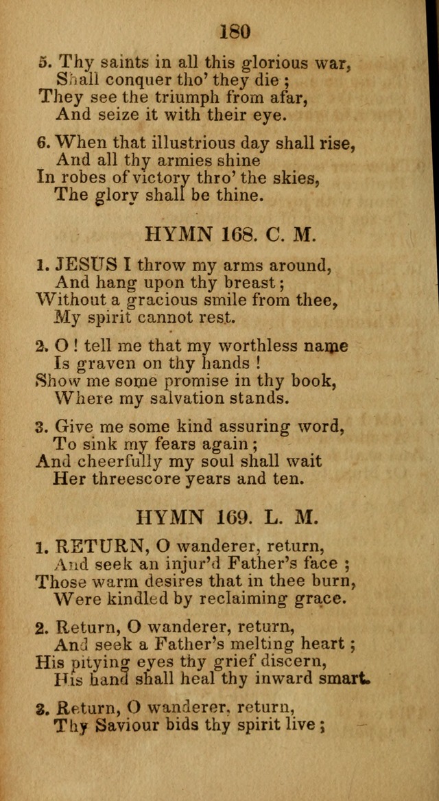 Social and Camp-meeting Songs, for the Pious (9th ed. enl.) page 180