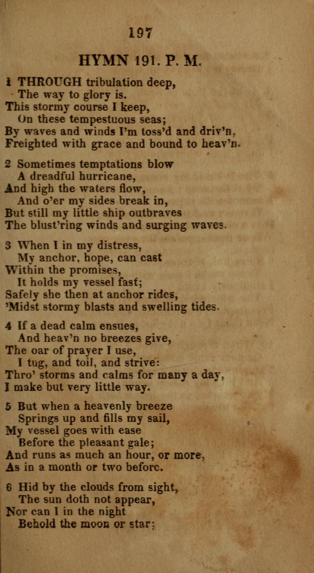 Social and Camp-meeting Songs, for the Pious (9th ed. enl.) page 197