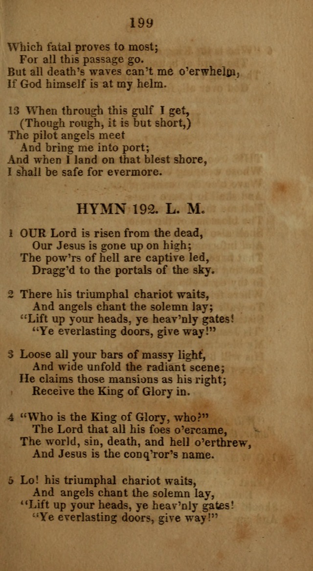 Social and Camp-meeting Songs, for the Pious (9th ed. enl.) page 199
