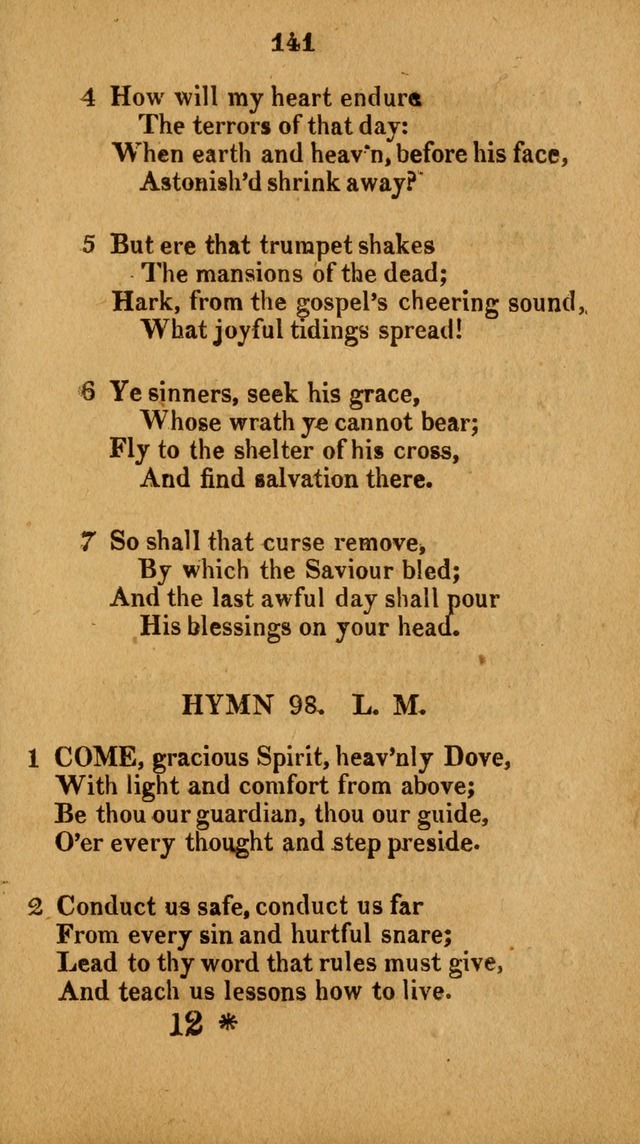 Social and Campmeeting Songs For the Pious (4th ed.) page 141