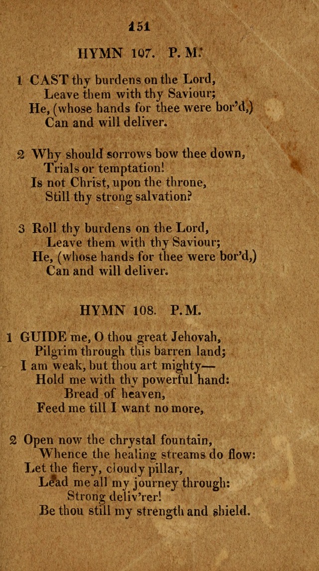 Social and Campmeeting Songs For the Pious (4th ed.) page 151
