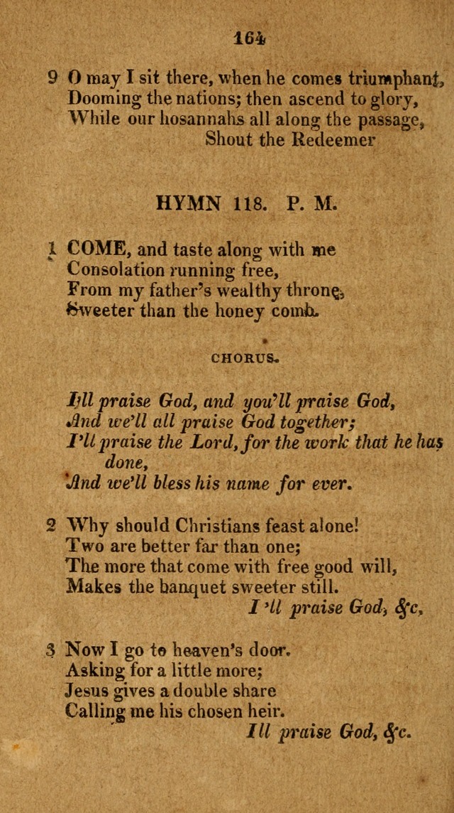 Social and Campmeeting Songs For the Pious (4th ed.) page 164