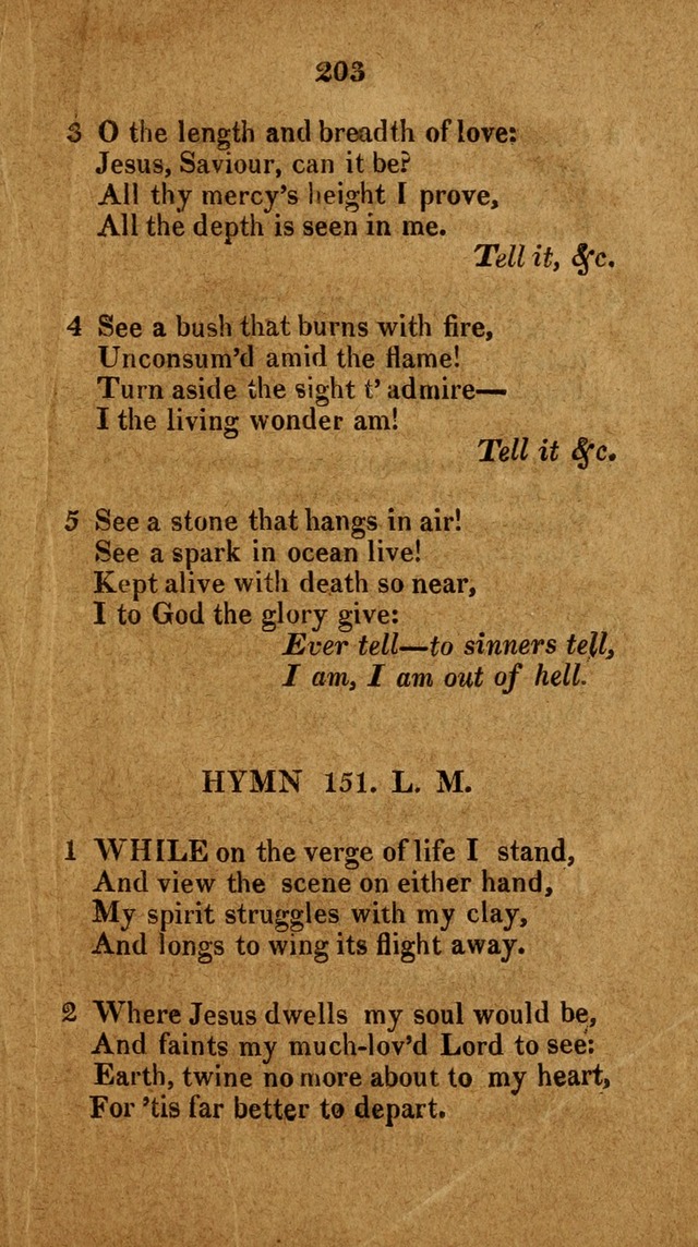 Social and Campmeeting Songs For the Pious (4th ed.) page 203