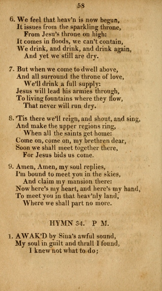 Social and Campmeeting Songs For the Pious (4th ed.) page 58