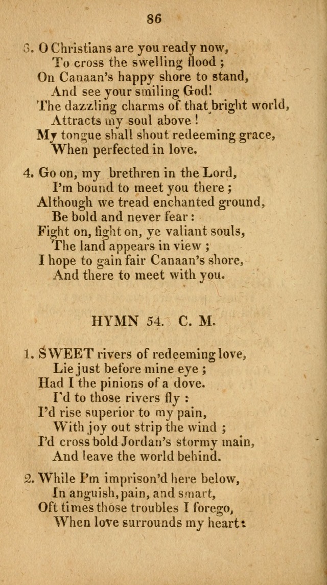 Social and Campmeeting Songs For the Pious (4th ed.) page 86