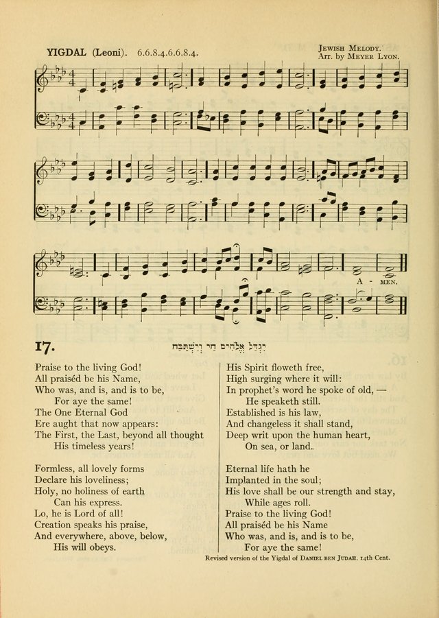 Services for Congregational Worship. The New Hymn and Tune Book page 104