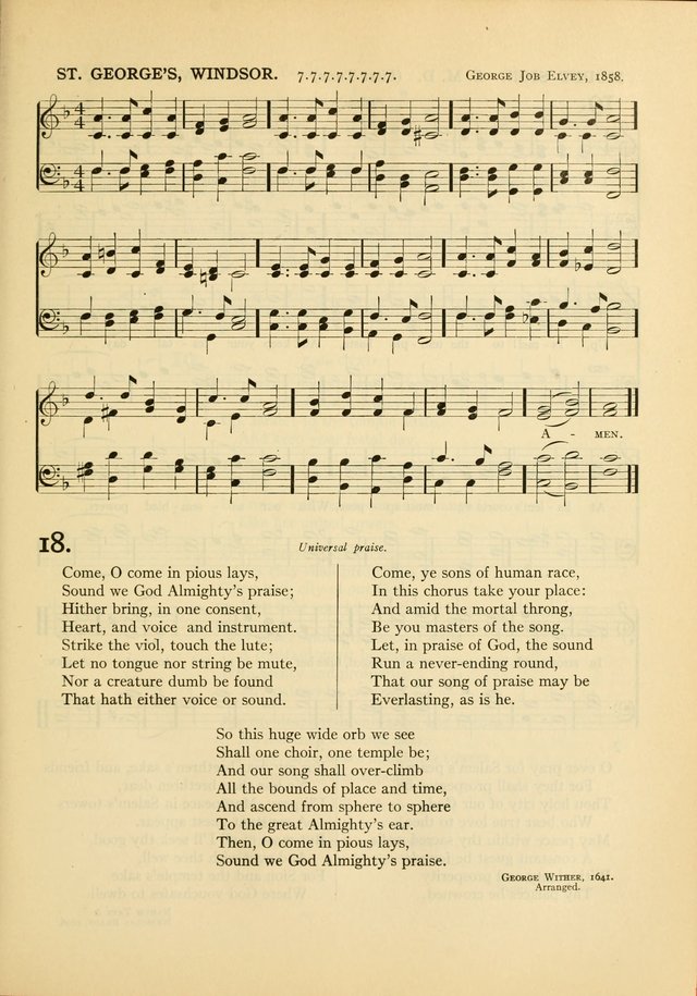 Services for Congregational Worship. The New Hymn and Tune Book page 105