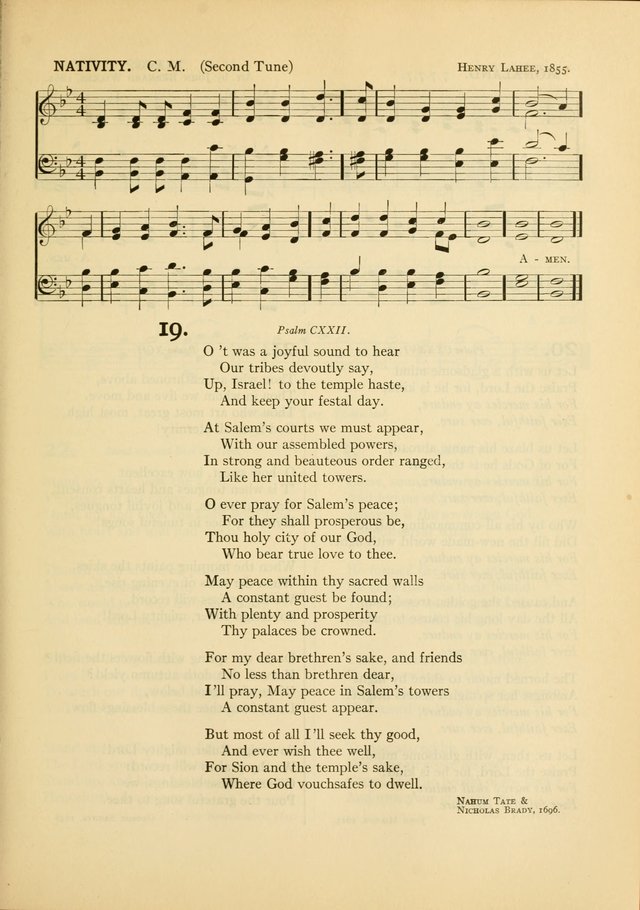 Services for Congregational Worship. The New Hymn and Tune Book page 107