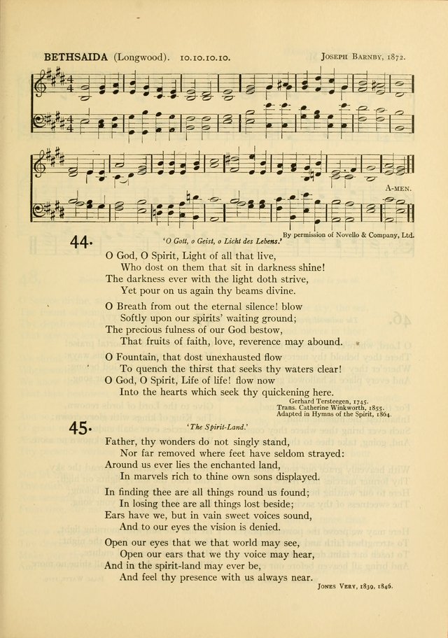 Services for Congregational Worship. The New Hymn and Tune Book page 123