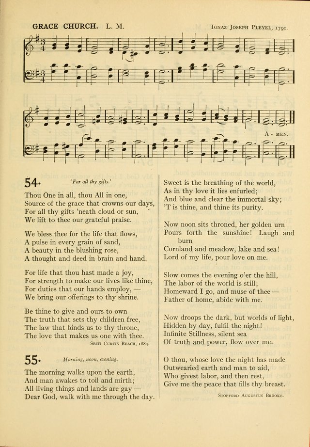 Services for Congregational Worship. The New Hymn and Tune Book page 129
