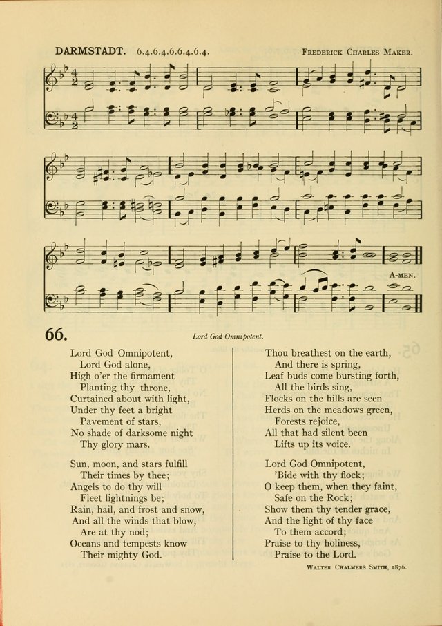 Services for Congregational Worship. The New Hymn and Tune Book page 138