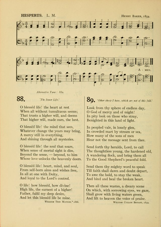 Services for Congregational Worship. The New Hymn and Tune Book page 152