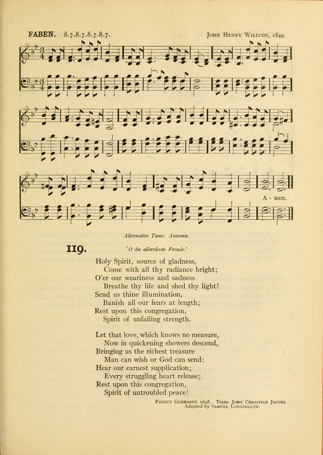 Services for Congregational Worship. The New Hymn and Tune Book page 171