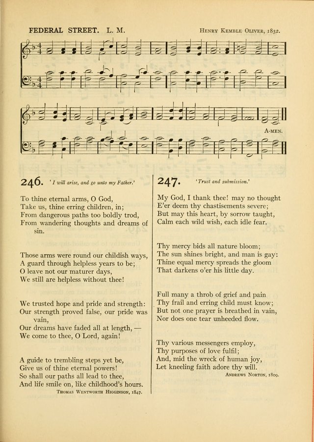 Services for Congregational Worship. The New Hymn and Tune Book page 265