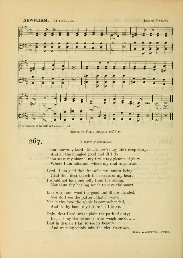 Services for Congregational Worship. The New Hymn and Tune Book page 280
