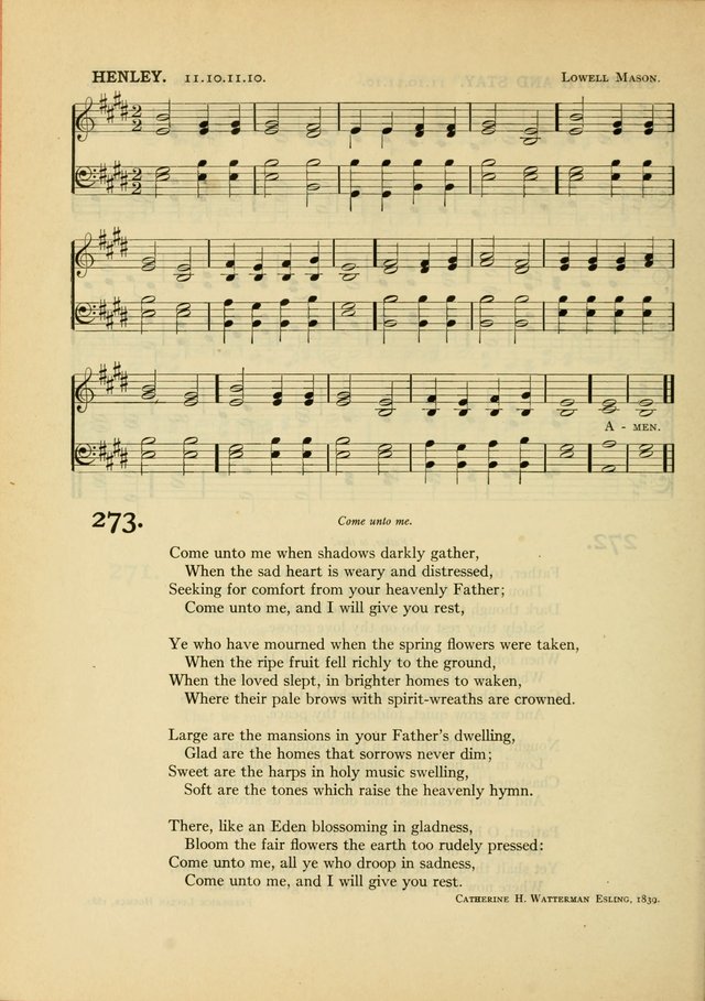 Services for Congregational Worship. The New Hymn and Tune Book page 286
