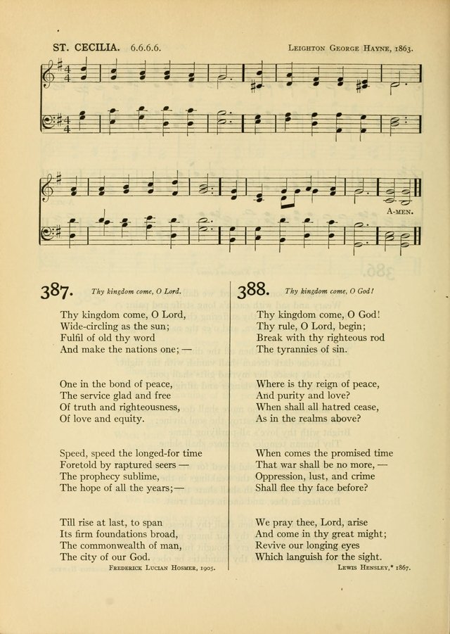 Services for Congregational Worship. The New Hymn and Tune Book page 364