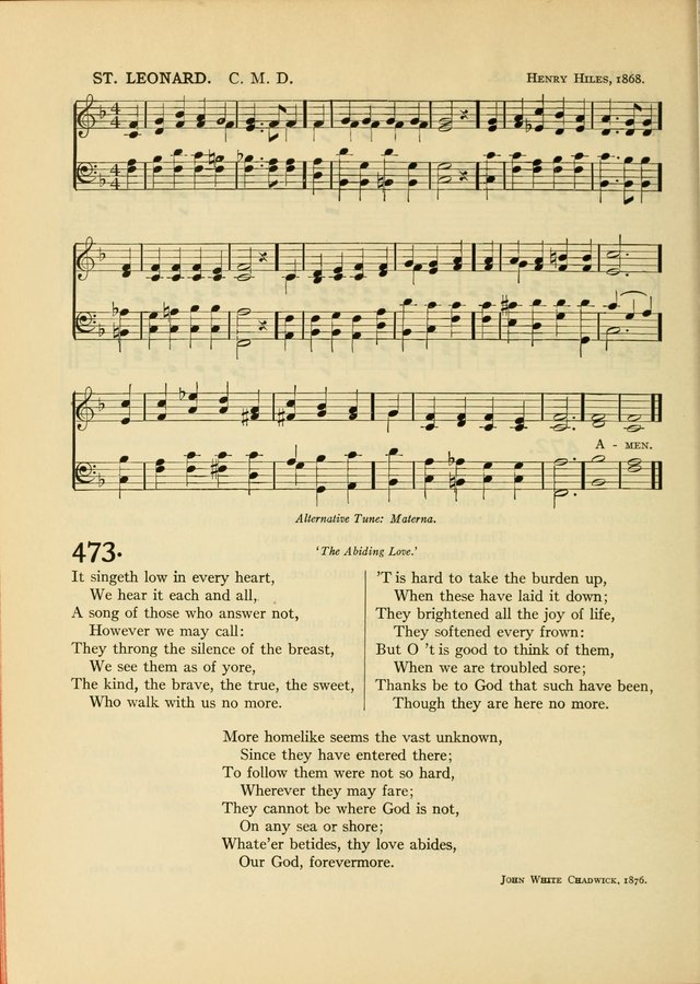 Services for Congregational Worship. The New Hymn and Tune Book page 426