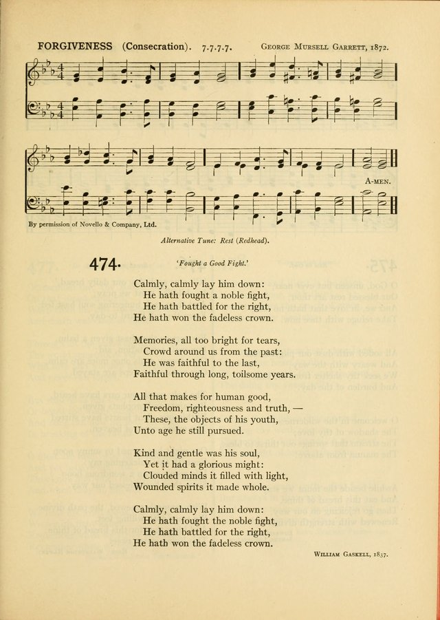 Services for Congregational Worship. The New Hymn and Tune Book page 427