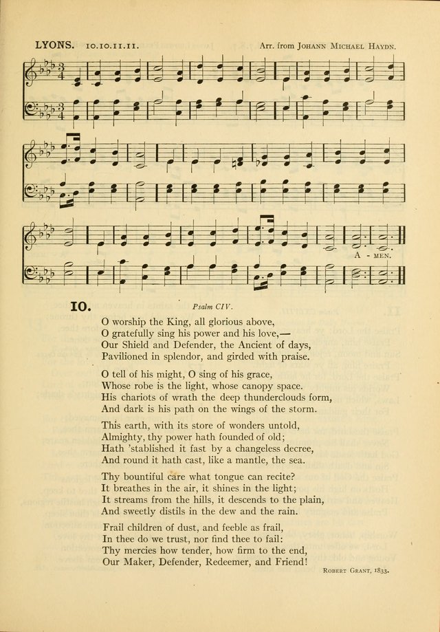 Services for Congregational Worship. The New Hymn and Tune Book page 99