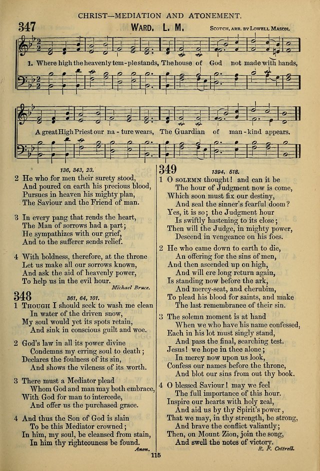 The Seventh-Day Adventist Hymn and Tune Book: for use in divine worship page 115