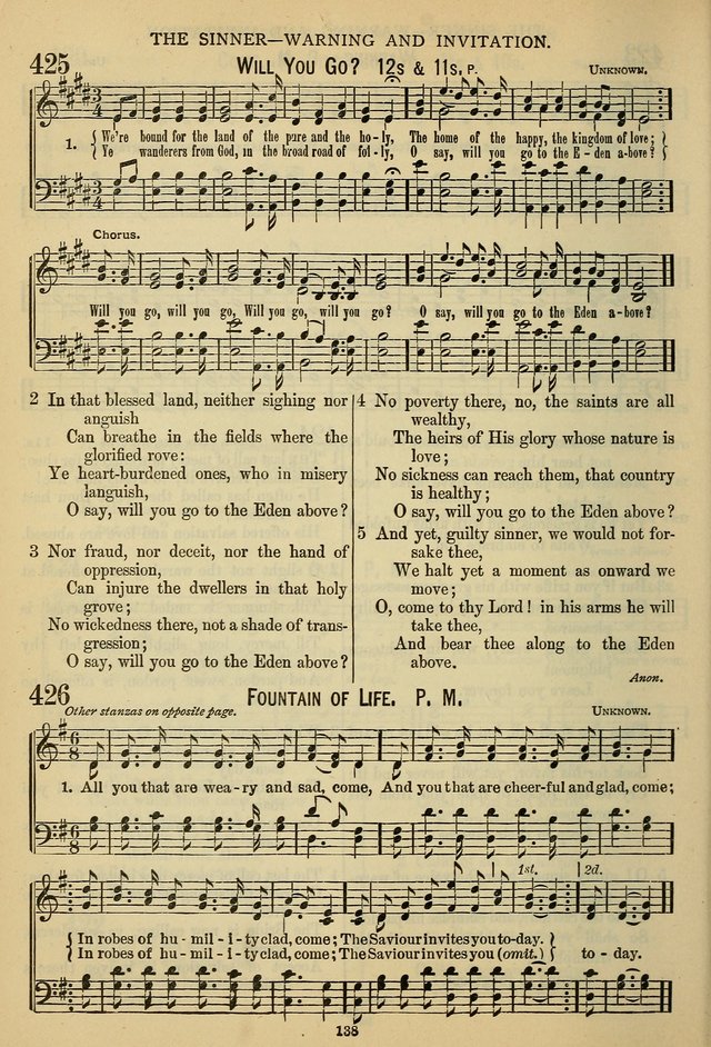 The Seventh-Day Adventist Hymn and Tune Book: for use in divine worship page 138