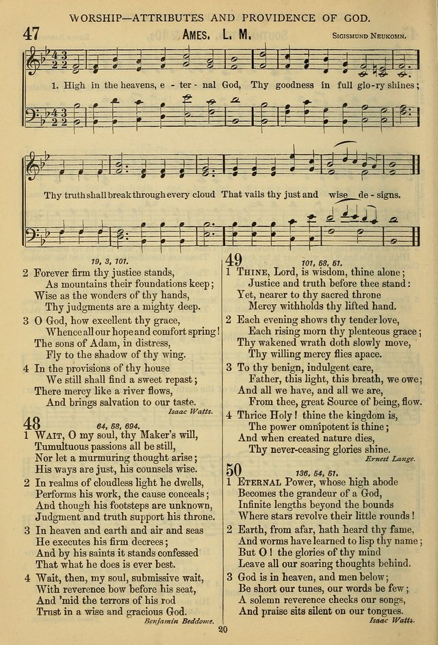 The Seventh-Day Adventist Hymn and Tune Book: for use in divine worship page 20