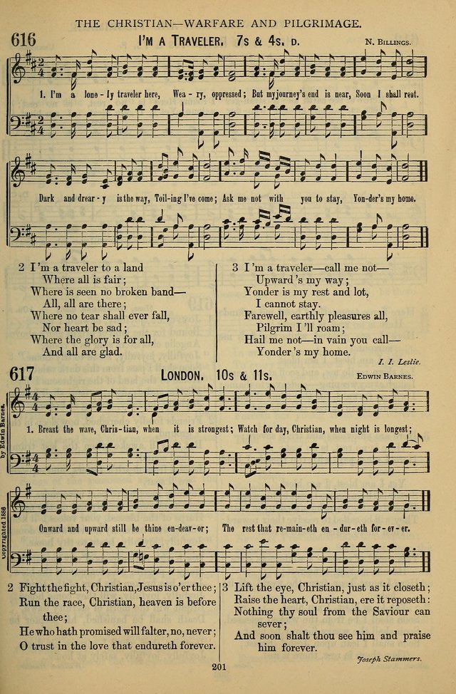 The Seventh-Day Adventist Hymn and Tune Book: for use in divine worship page 201