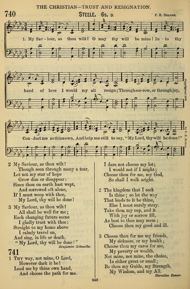 The Seventh-Day Adventist Hymn and Tune Book: for use in divine worship page 240