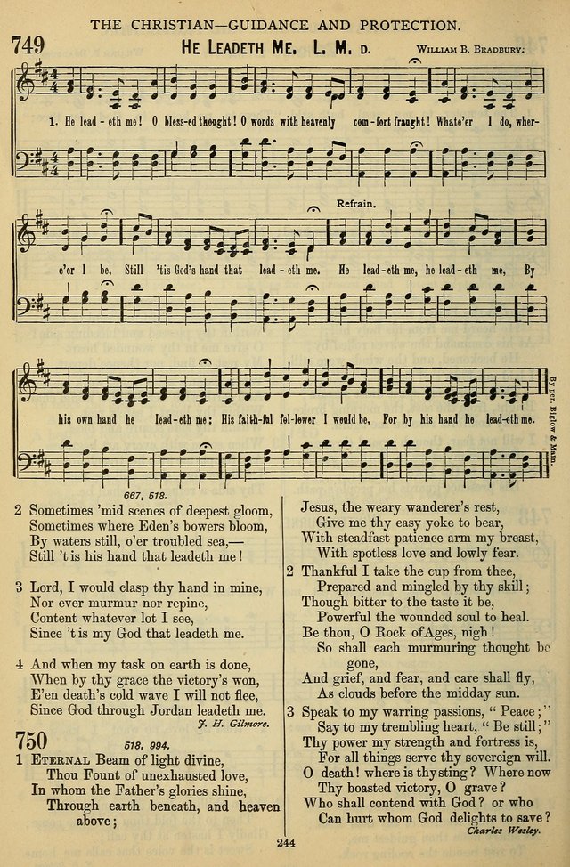 The Seventh-Day Adventist Hymn and Tune Book: for use in divine worship page 244