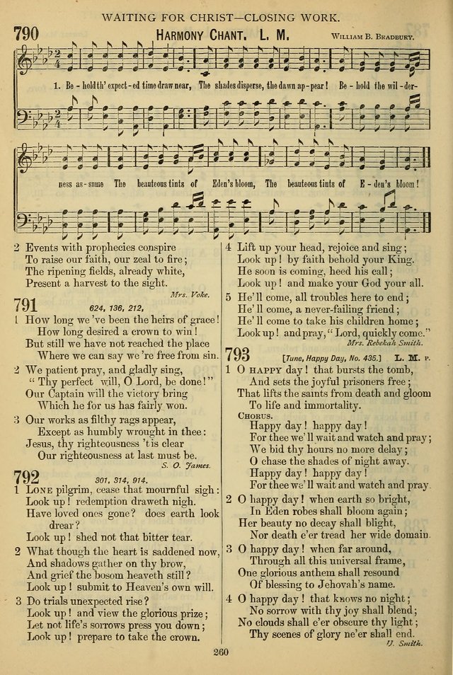 The Seventh-Day Adventist Hymn and Tune Book: for use in divine worship page 260