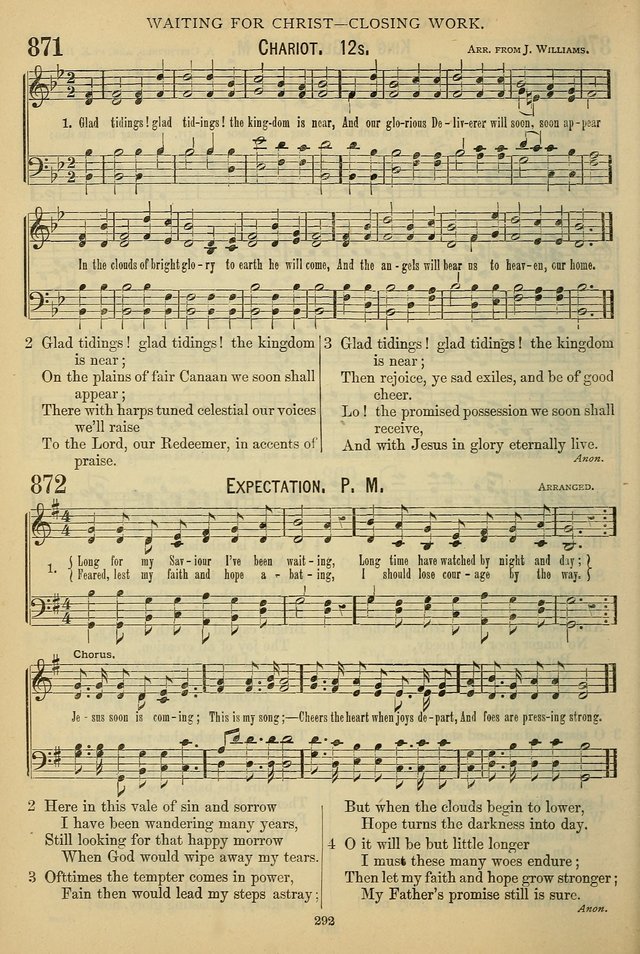 The Seventh-Day Adventist Hymn and Tune Book: for use in divine worship page 292