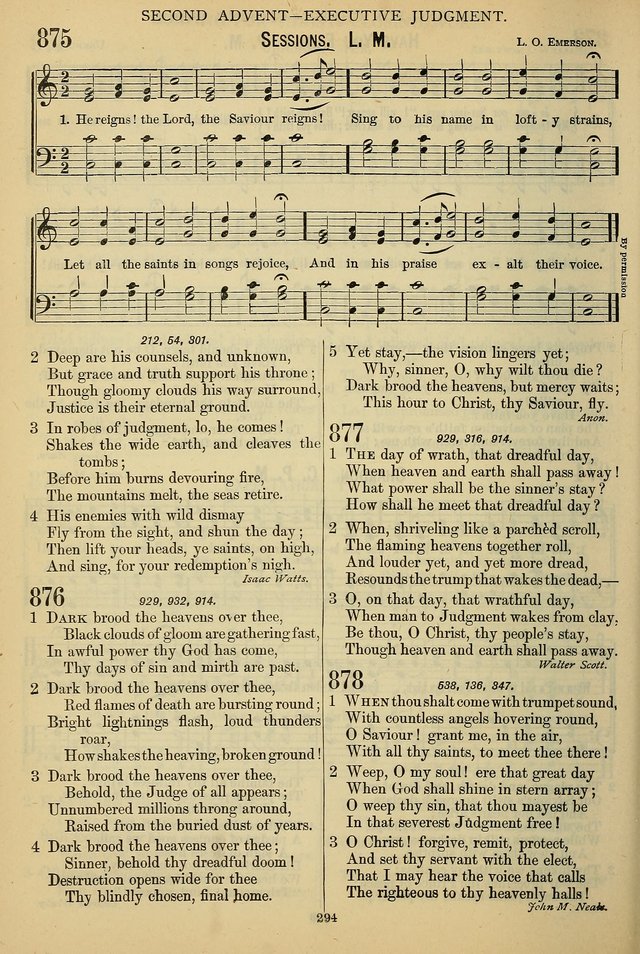 The Seventh-Day Adventist Hymn and Tune Book: for use in divine worship page 294