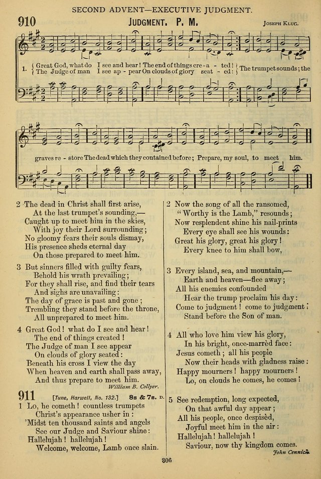 The Seventh-Day Adventist Hymn and Tune Book: for use in divine worship page 306