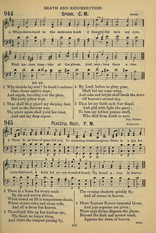 The Seventh-Day Adventist Hymn and Tune Book: for use in divine worship page 317