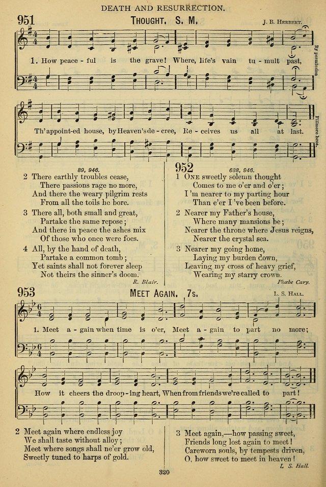 The Seventh-Day Adventist Hymn and Tune Book: for use in divine worship page 320