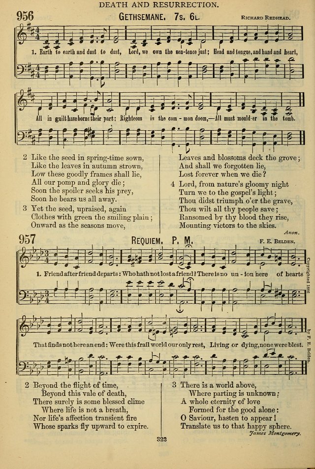 The Seventh-Day Adventist Hymn and Tune Book: for use in divine worship page 322