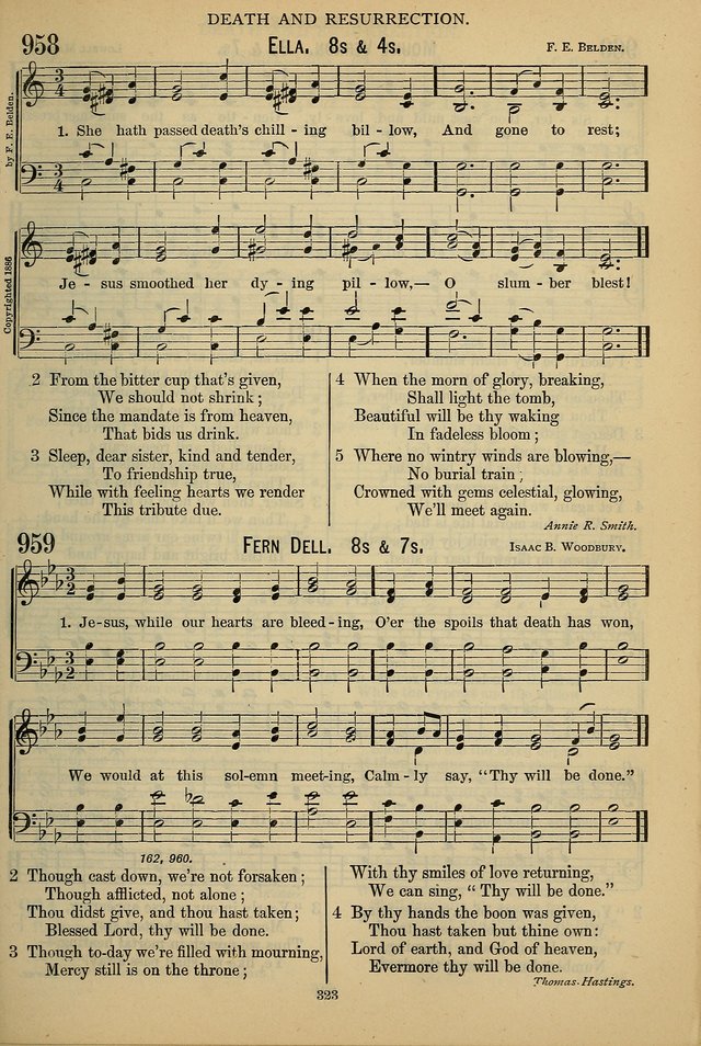 The Seventh-Day Adventist Hymn and Tune Book: for use in divine worship page 323