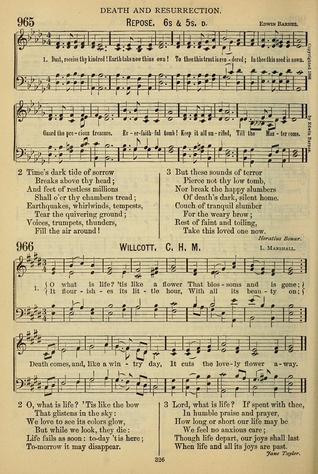 The Seventh-Day Adventist Hymn and Tune Book: for use in divine worship page 326