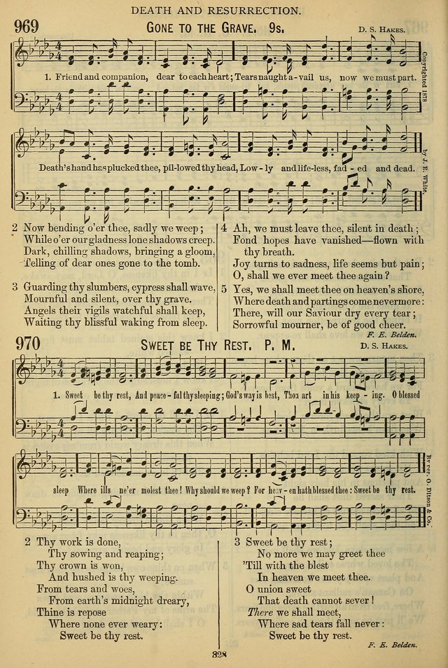 The Seventh-Day Adventist Hymn and Tune Book: for use in divine worship page 328