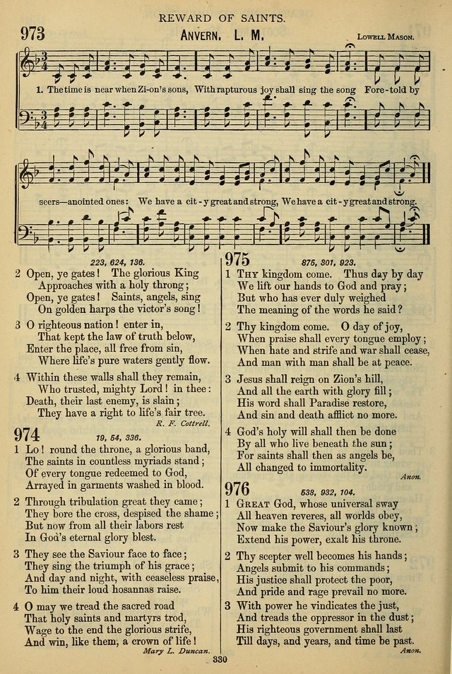 The Seventh-Day Adventist Hymn and Tune Book: for use in divine worship page 330