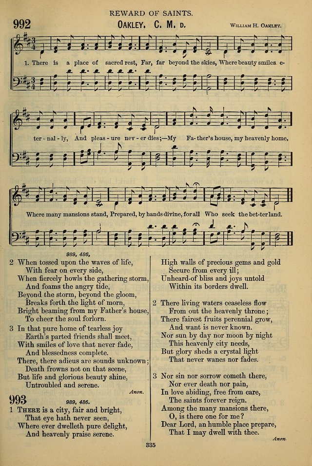 The Seventh-Day Adventist Hymn and Tune Book: for use in divine worship page 335