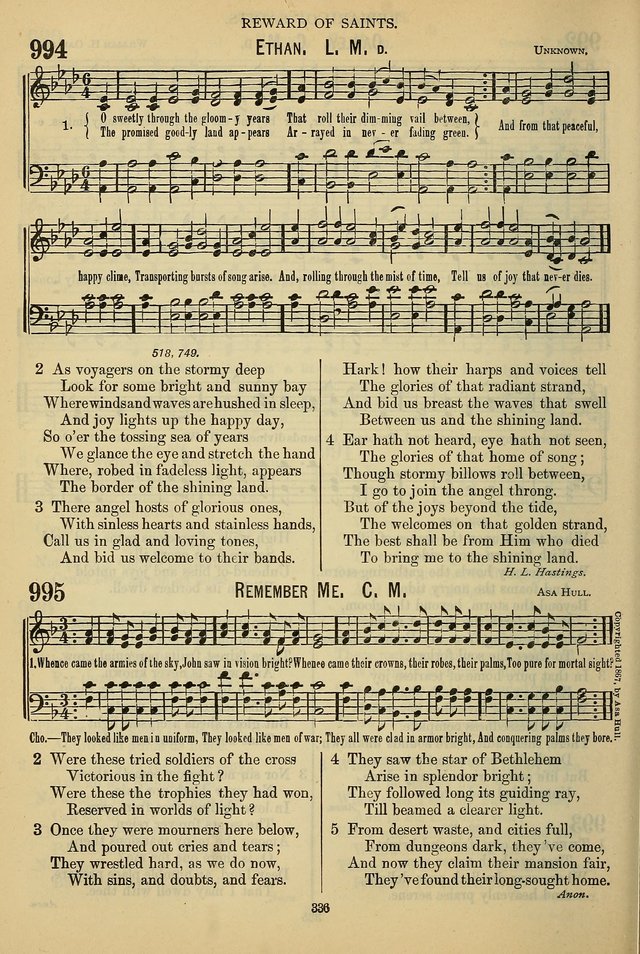 The Seventh-Day Adventist Hymn and Tune Book: for use in divine worship page 336
