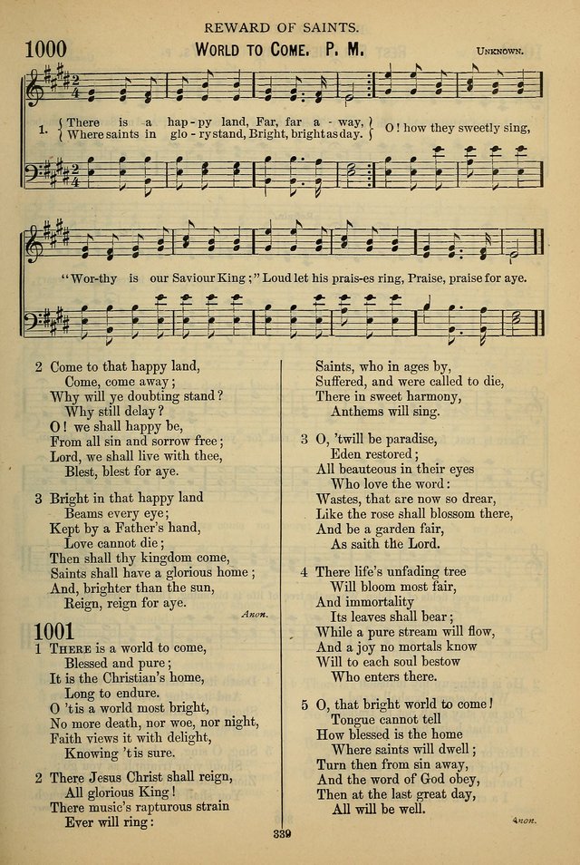 The Seventh-Day Adventist Hymn and Tune Book: for use in divine worship page 339
