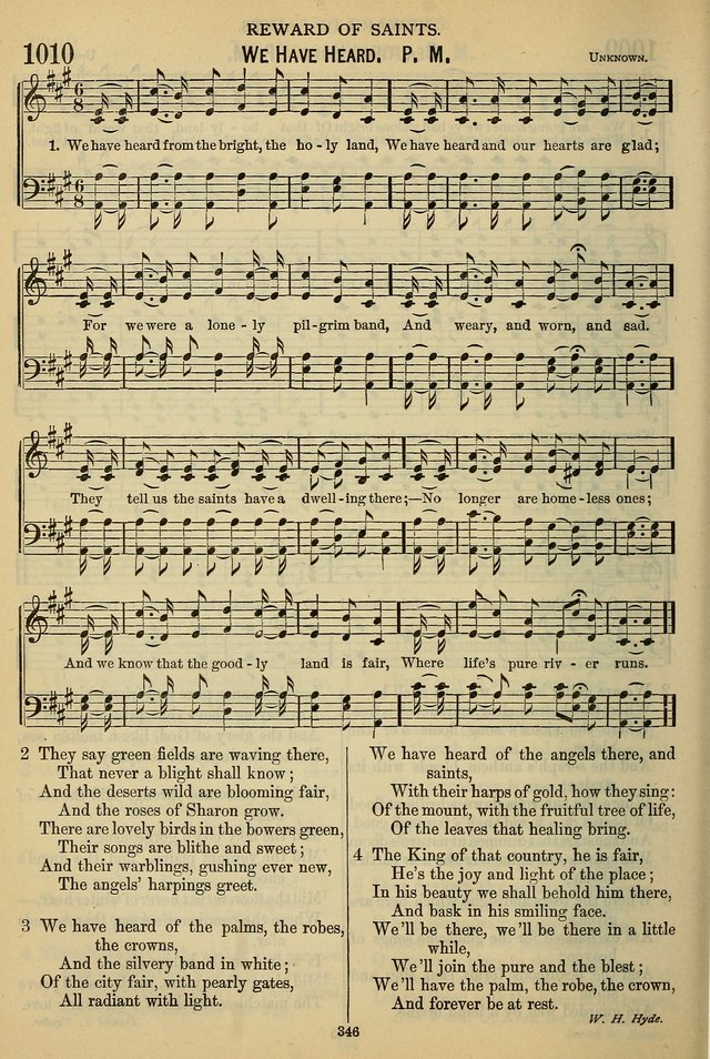 The Seventh-Day Adventist Hymn and Tune Book: for use in divine worship page 346