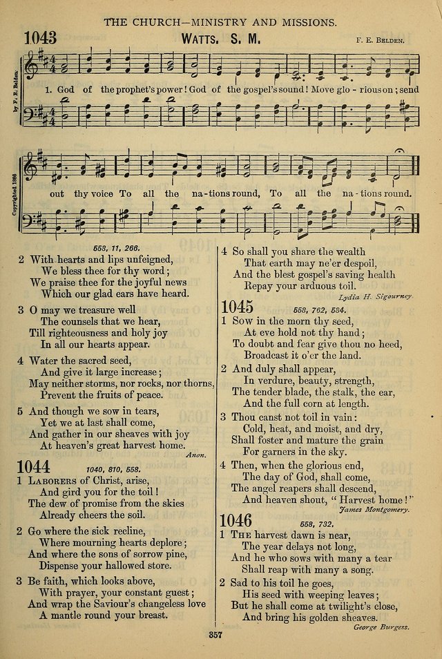 The Seventh-Day Adventist Hymn and Tune Book: for use in divine worship page 357